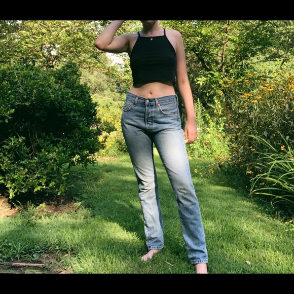 LEVI’S 501 LIGHTWASH SKINNY - Picture 3 of 7